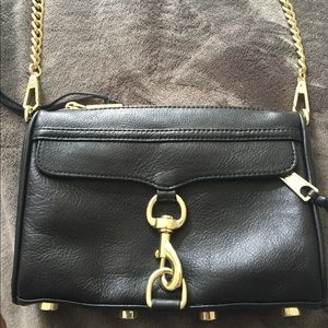 Used Rebecca Minkoff mini Mac black